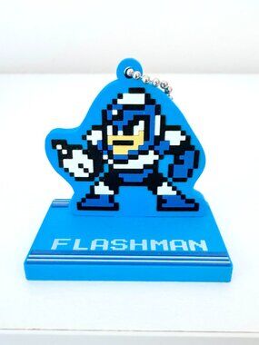 Capcom Mega Man Rubber Frashman Strap 2-Inch Keychain